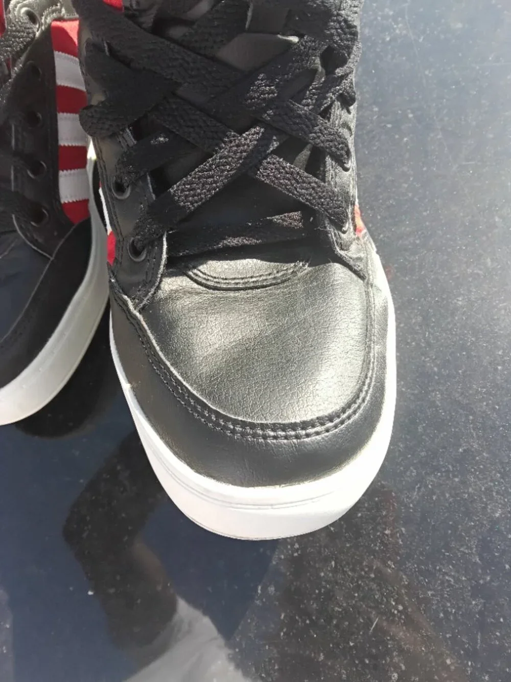 Youth Boys Adidas Hardcourt Big Logo Sneakers Size 5.5